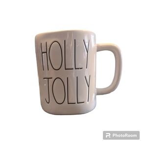 Rae Dunn "Holly‎ Jolly" Mug